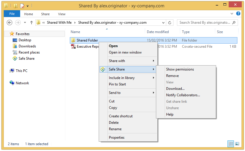 Identifying a item's permissions