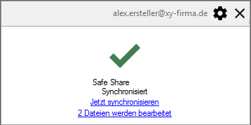 Dateien im Bearbeitungsmodus