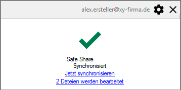 Dateien im Bearbeitungsmodus
