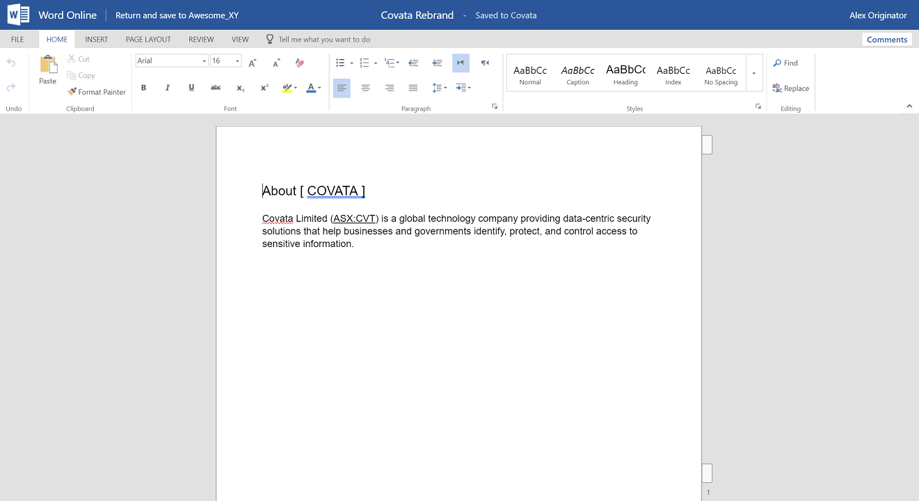 Editing Documents