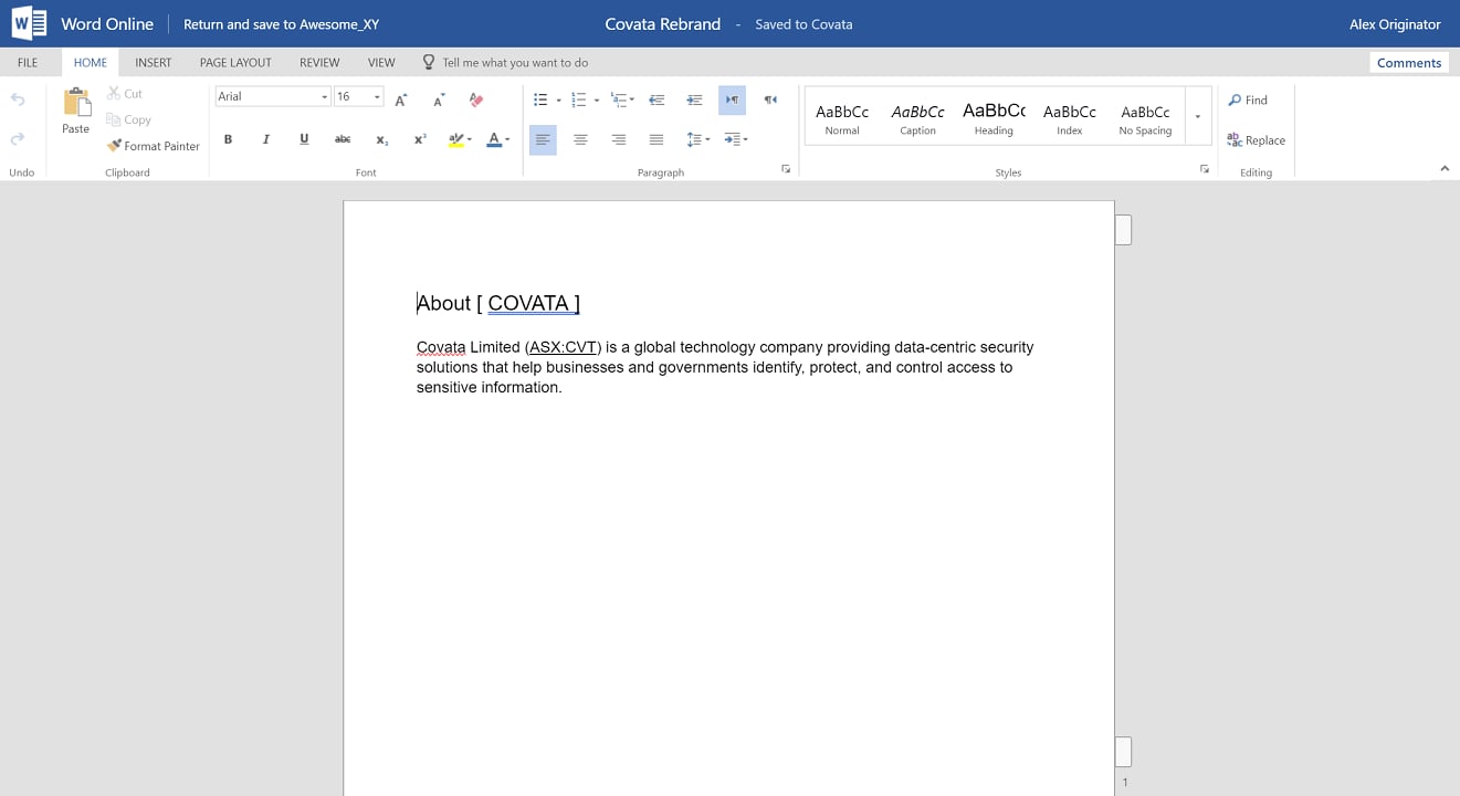 Editing Documents