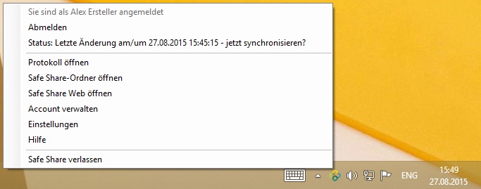 Öffnen der Einstellungen für die Cache-Richtlinien