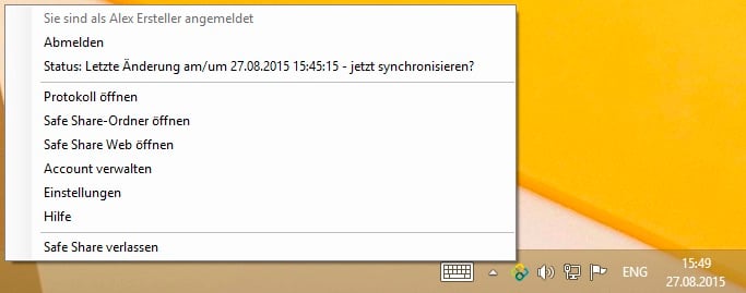 Öffnen der Einstellungen für die Cache-Richtlinien