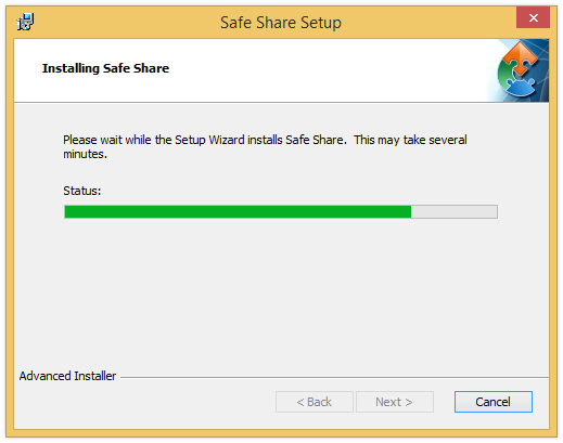 Setup Wizard - installing