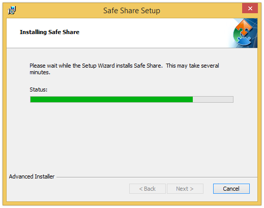 Setup Wizard - installing