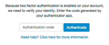 Safe Share 2FA authentication code