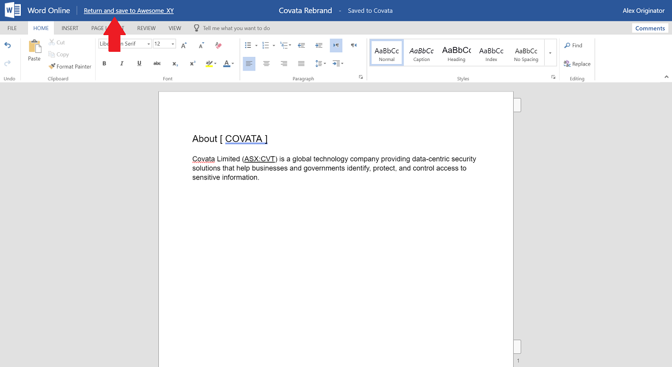 Saving and Exiting in Office Online