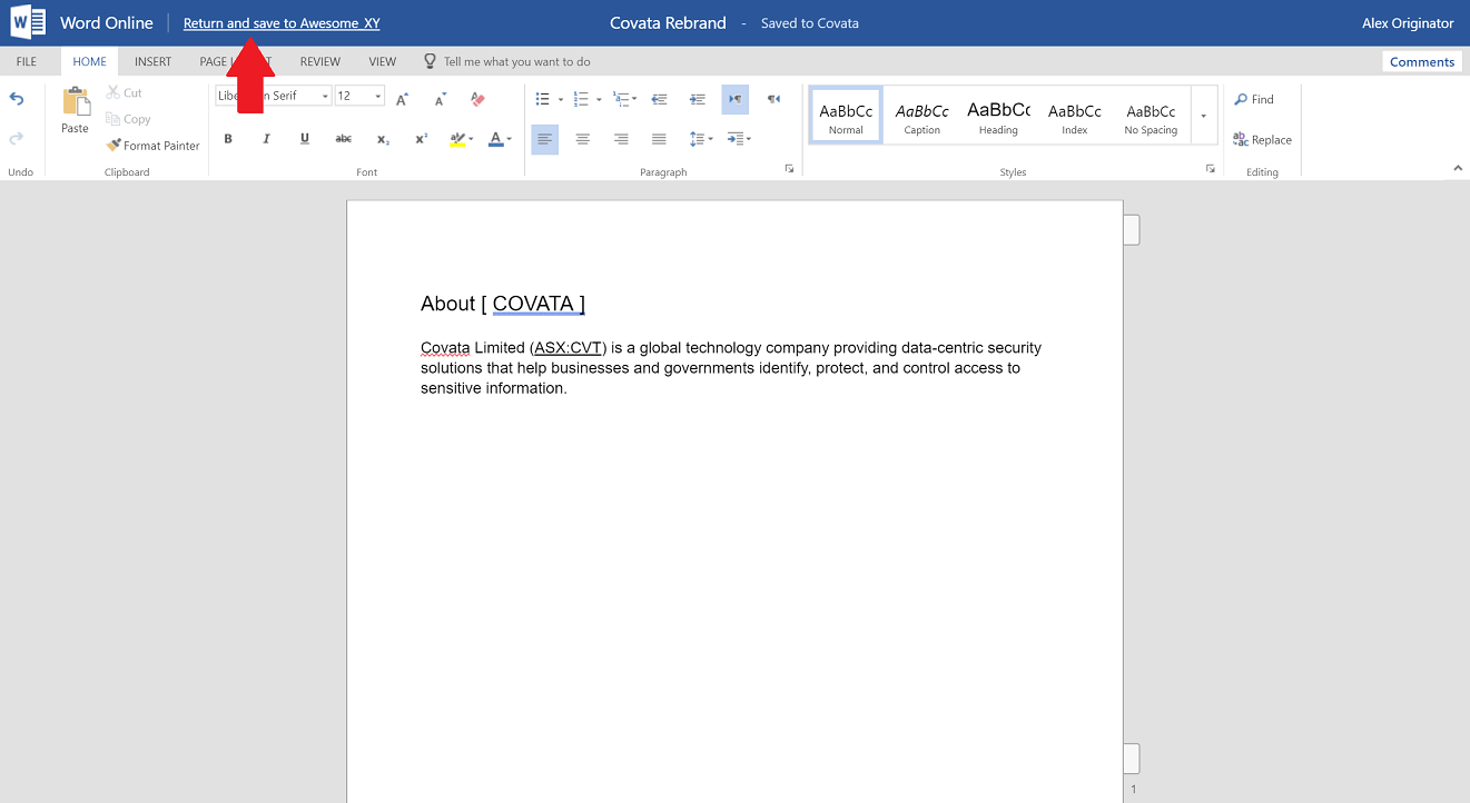 Saving and Exiting in Office Online