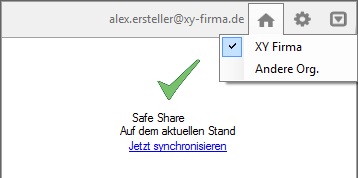 Auswahl einer Organisation