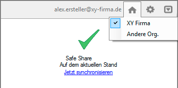Auswahl einer Organisation