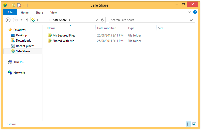 Safe Share folders in Windows Explorer