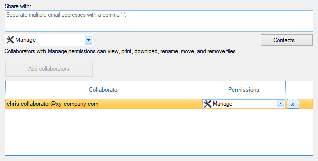 Removing a collaborator
