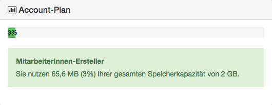 Abschnitt Account-Plan