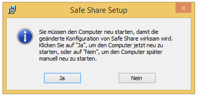 Neustart Ihres Computers