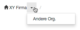 Auswahl einer Organisation