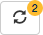 Refresh button with number
