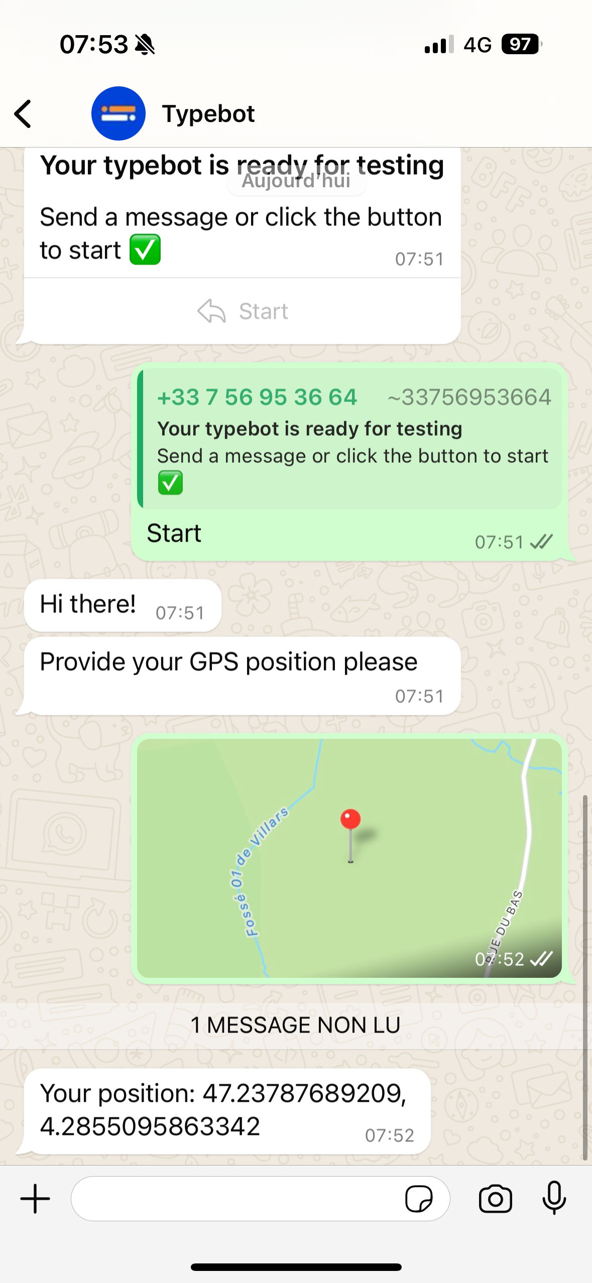 Position collection bot