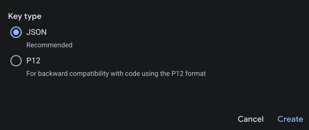 JSON key