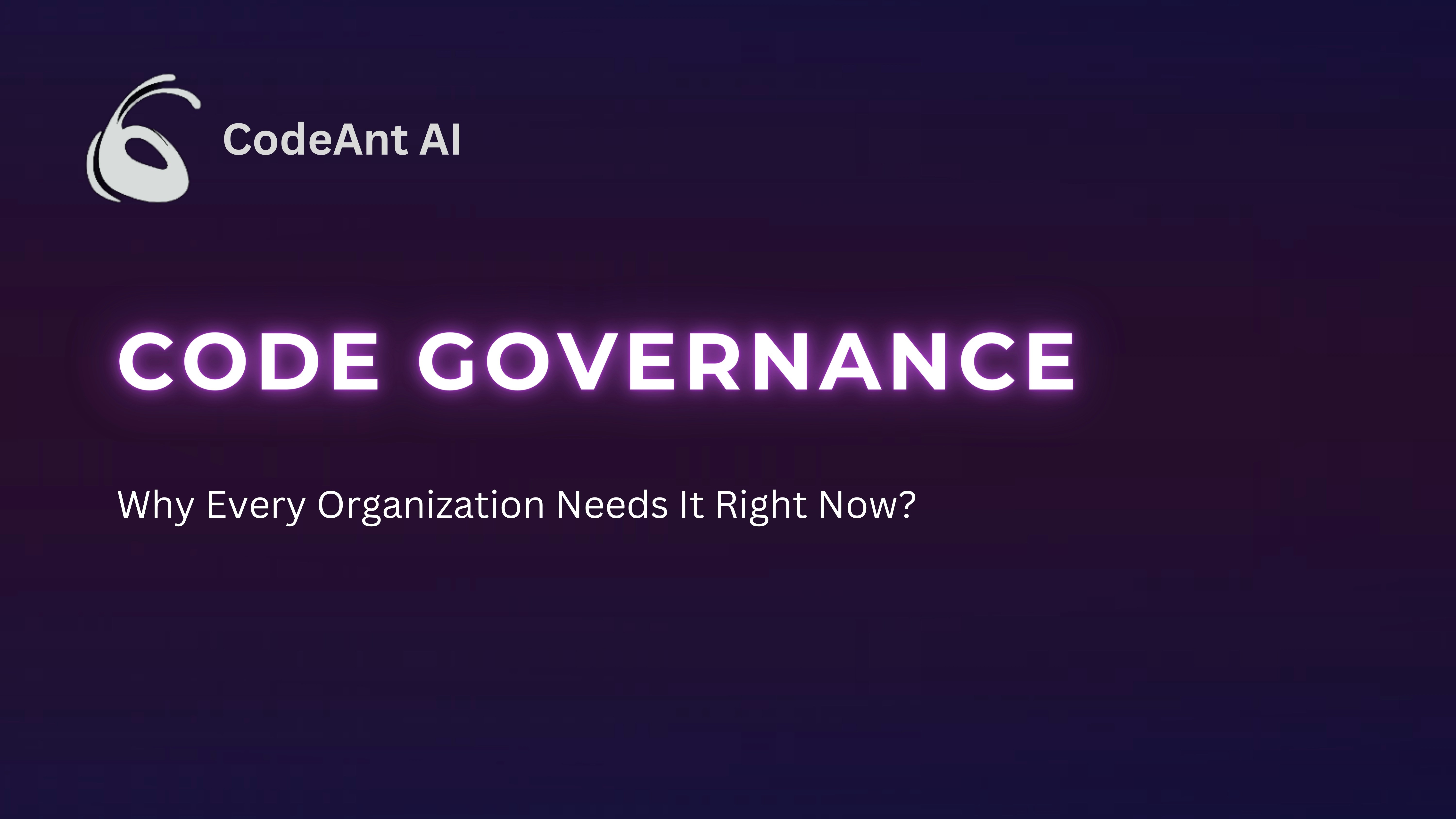 Code Governance