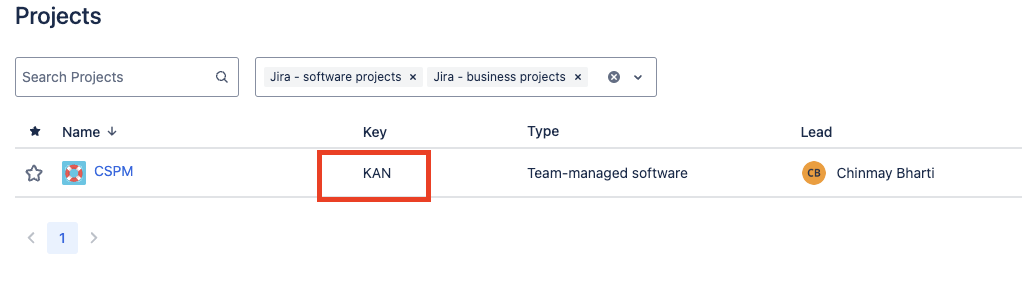 Project Key