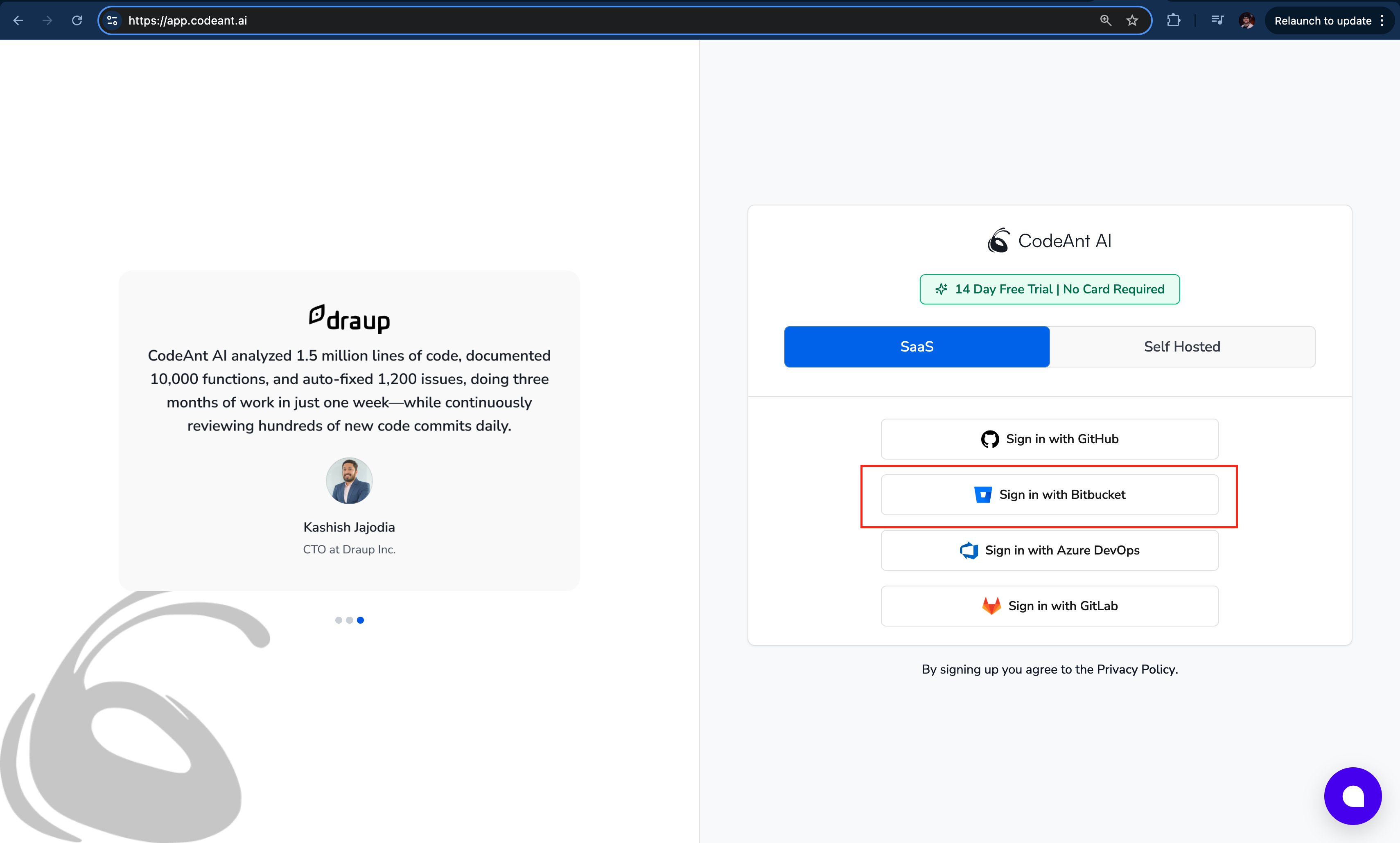 Bitbucket Login