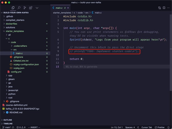 Starter Code - CodeCrafters