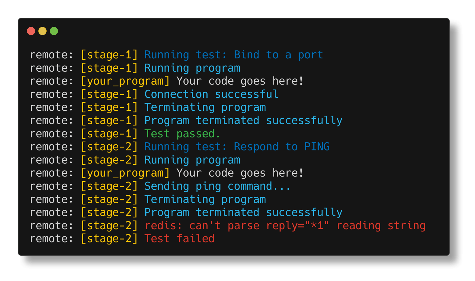 How do I debug test failures? - CodeCrafters
