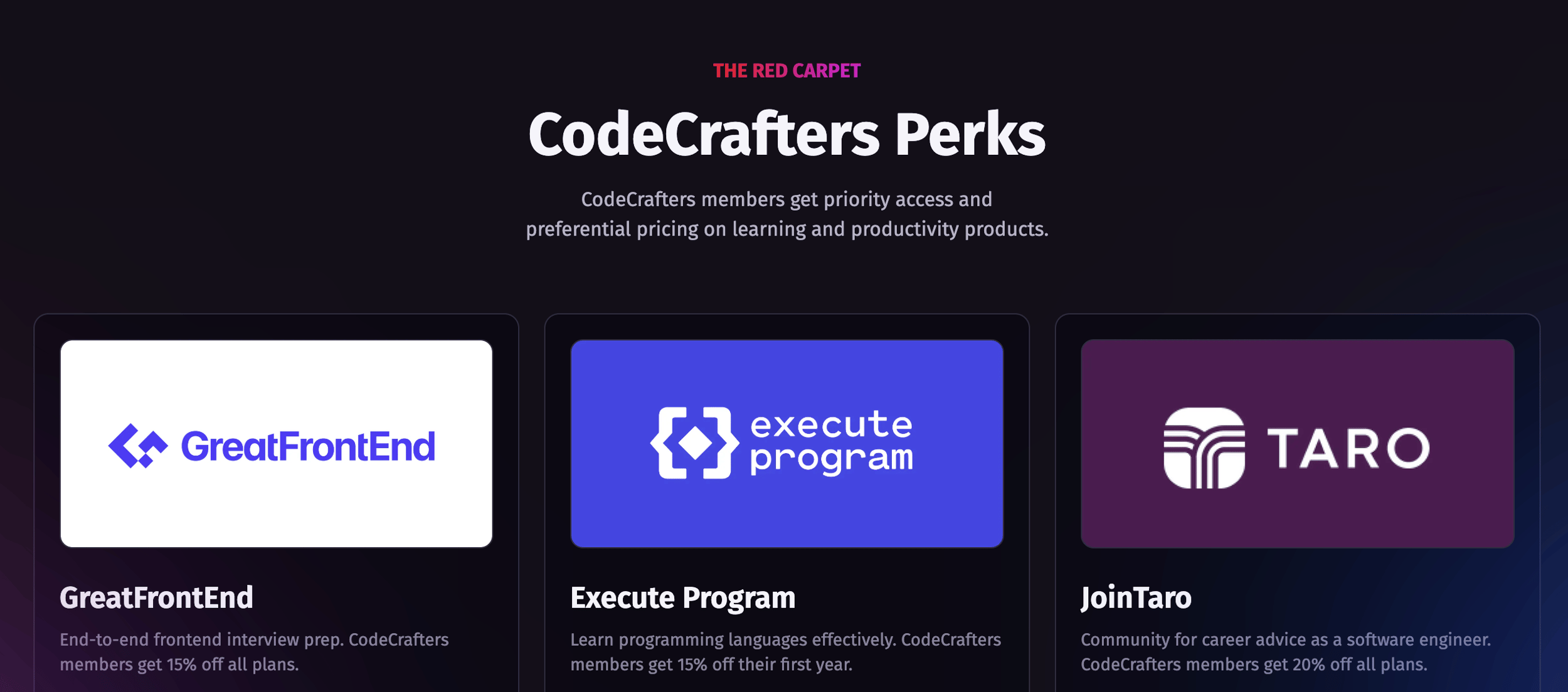 Perks - CodeCrafters