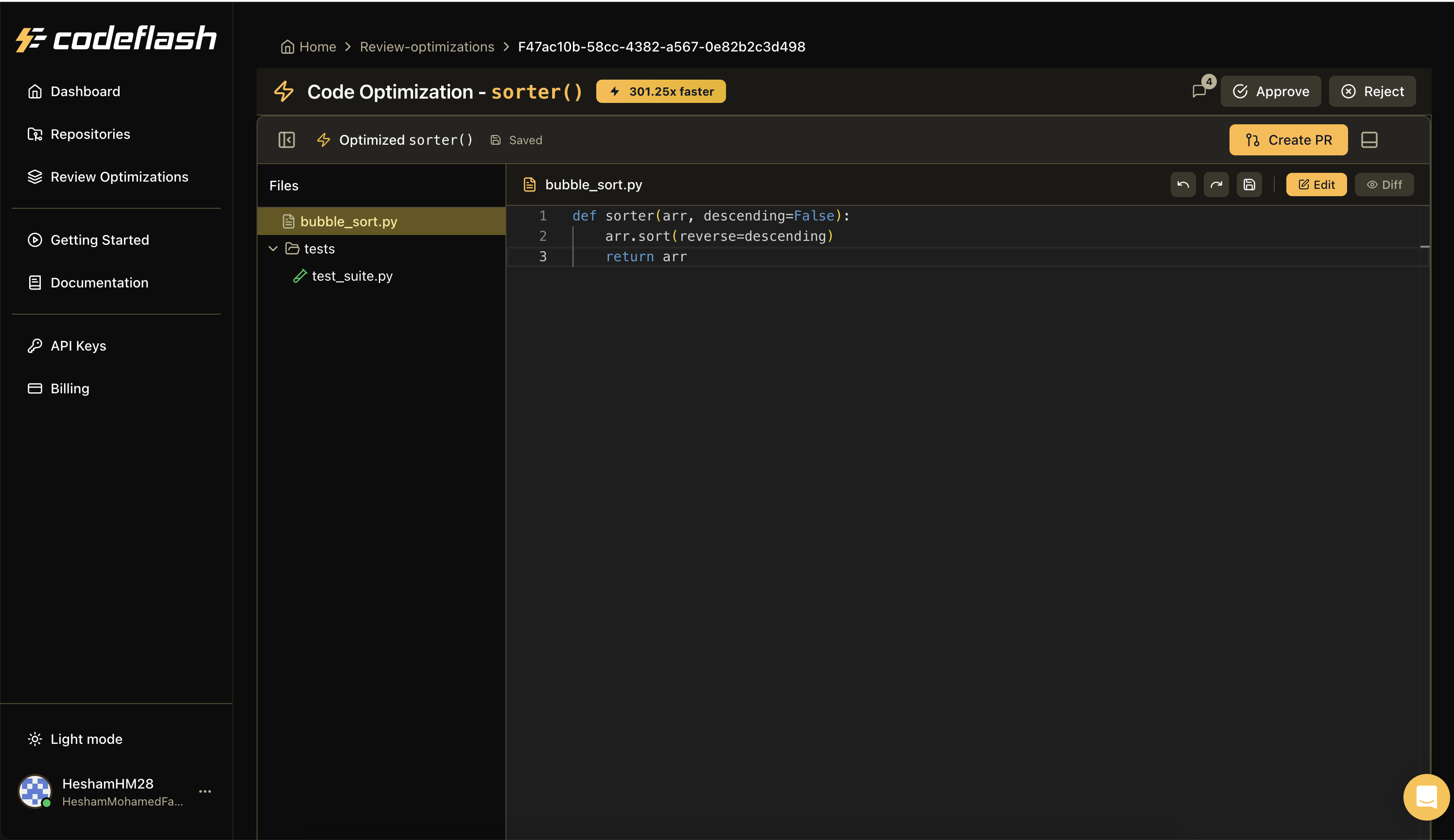 Edited Code