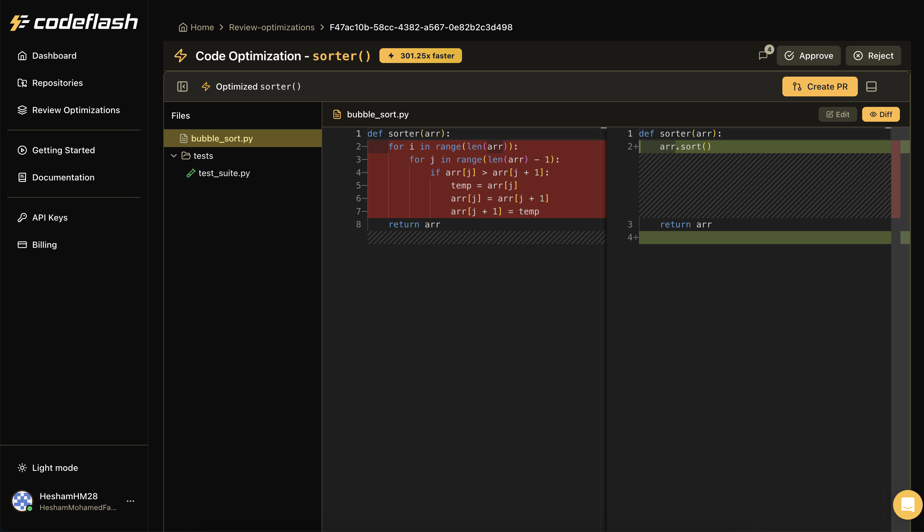 Staging Review Editor