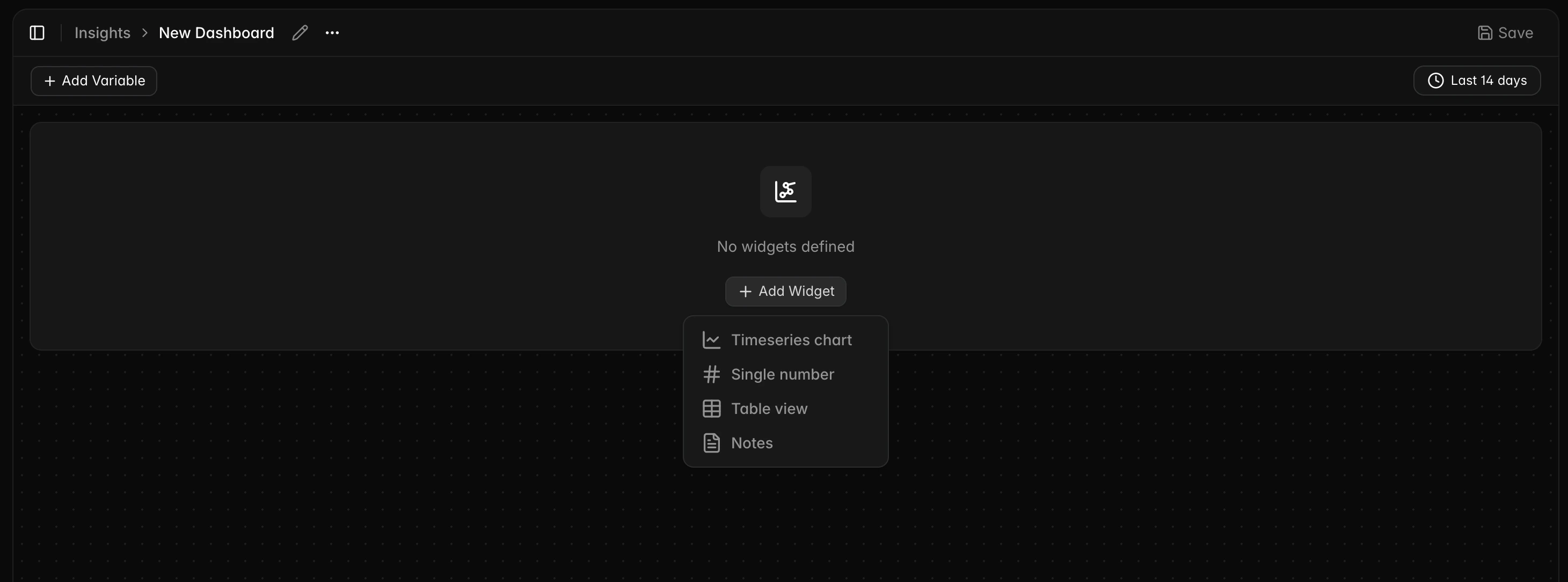 Creating a new widget