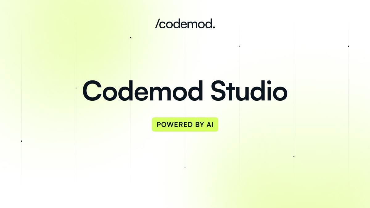 Codemod.com hero banner