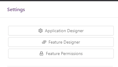 Drawer settings