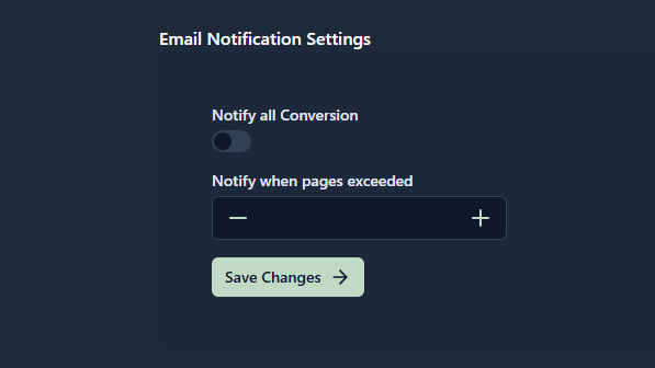 notification