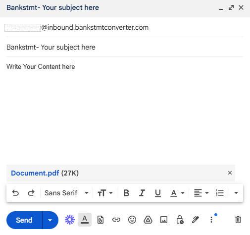 email template