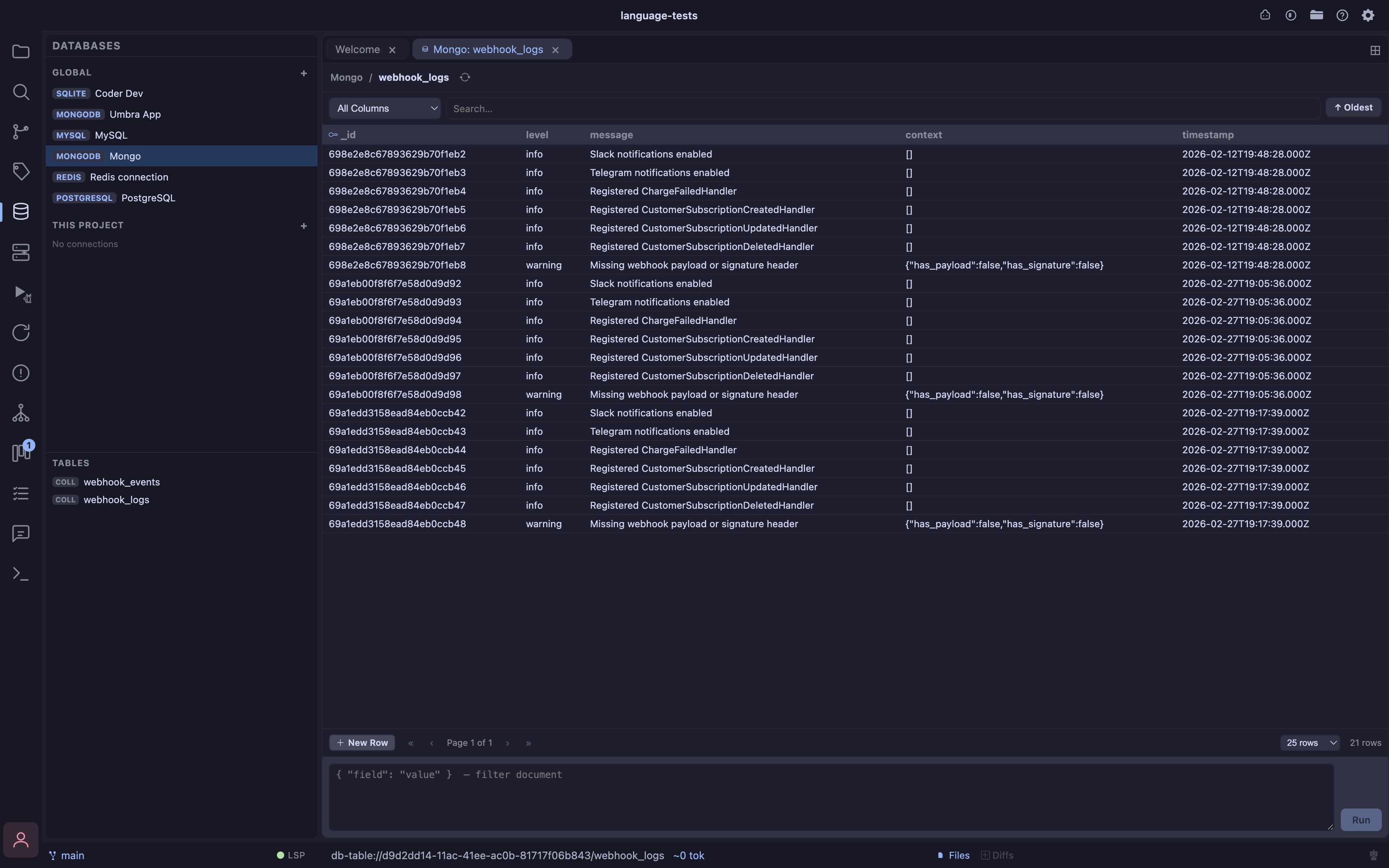 MongoDB