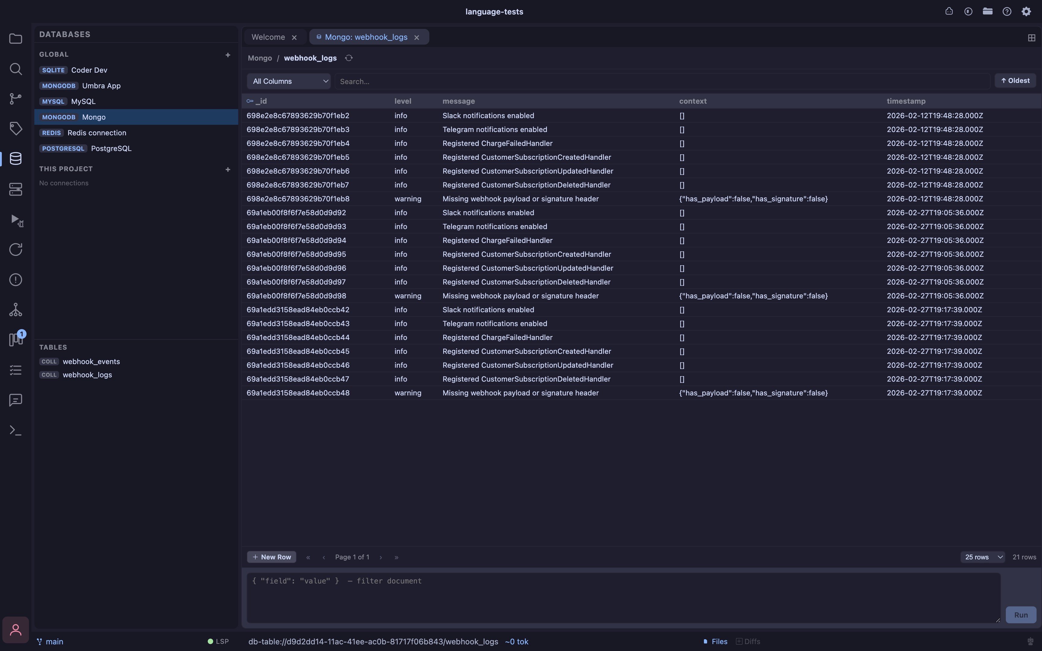 MongoDB