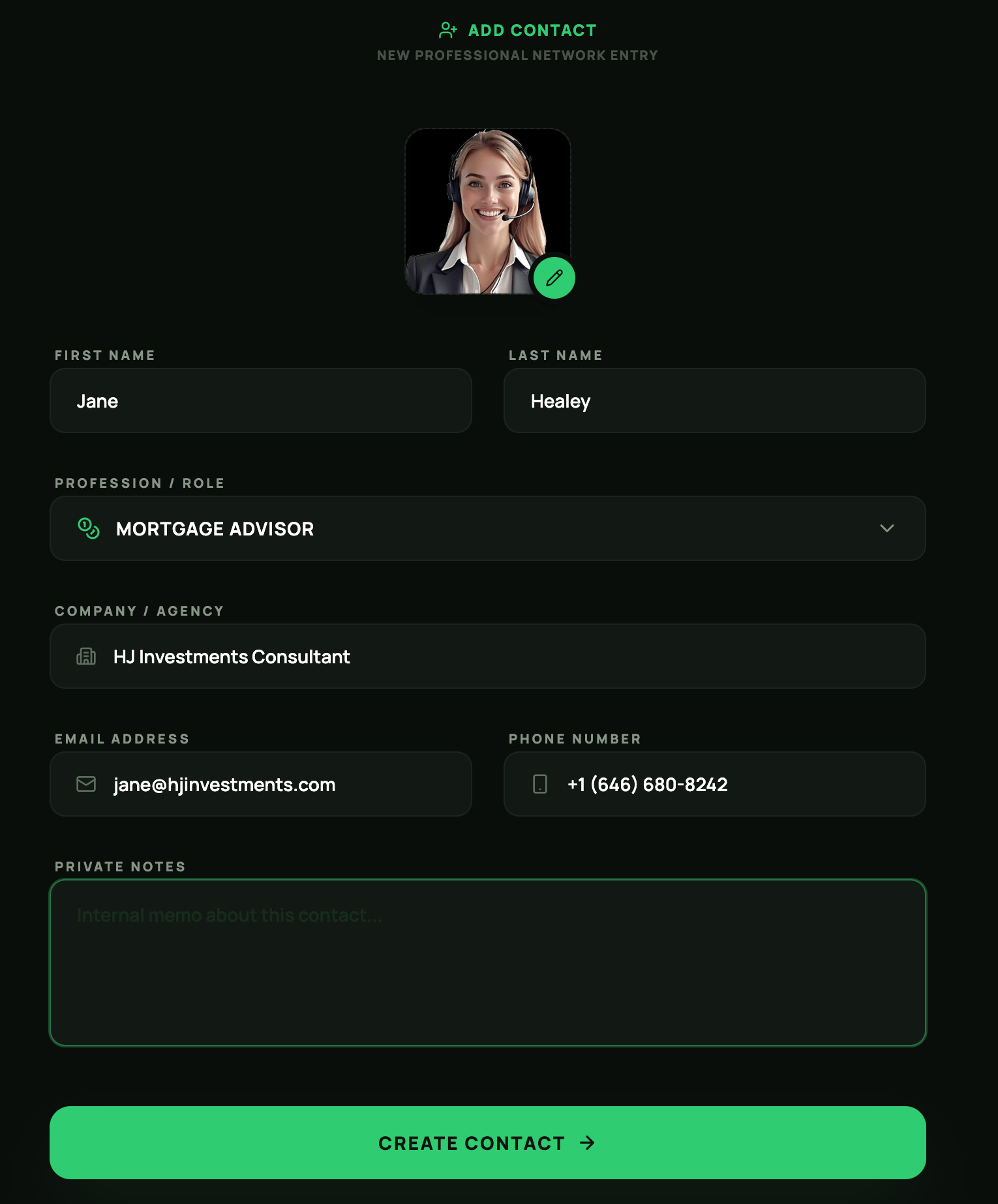 Add Contact 1