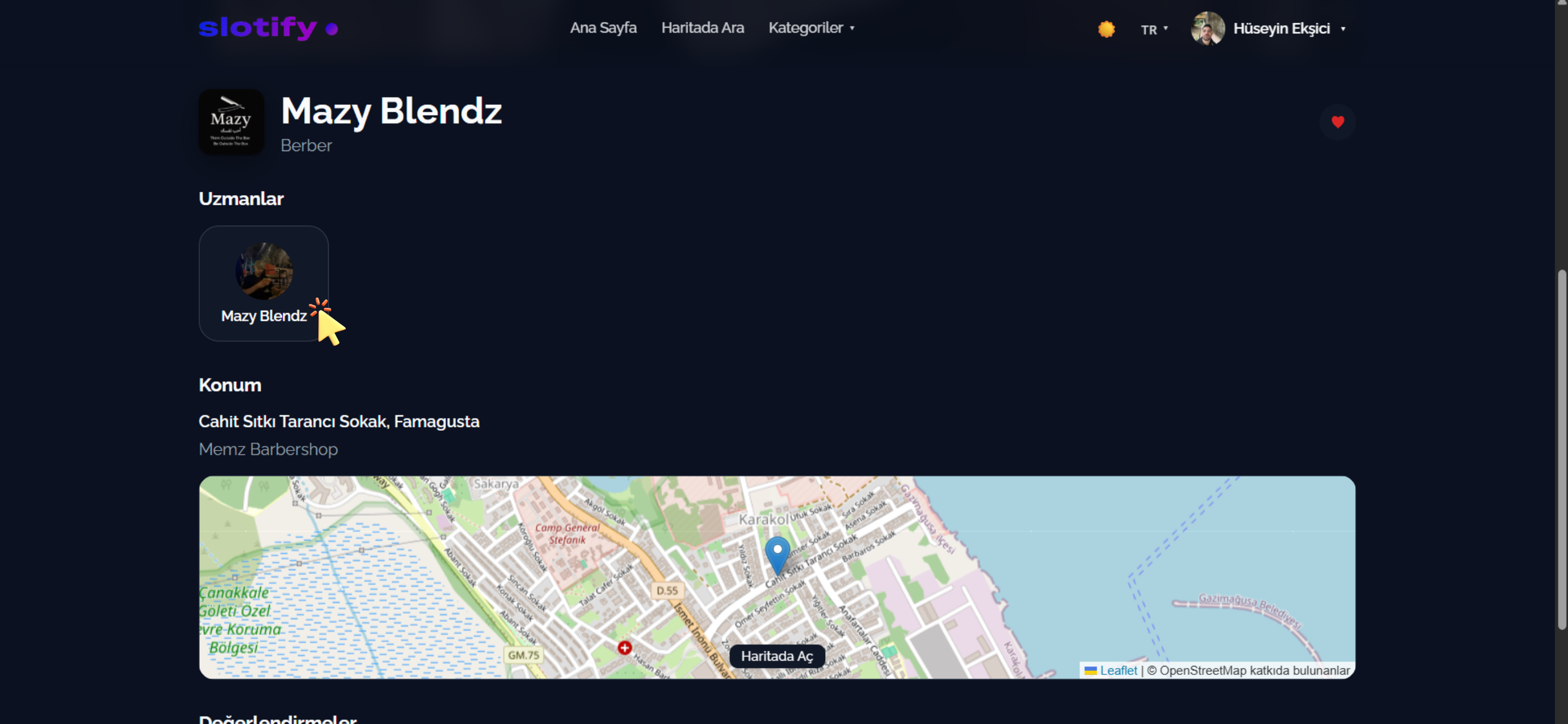 Business page