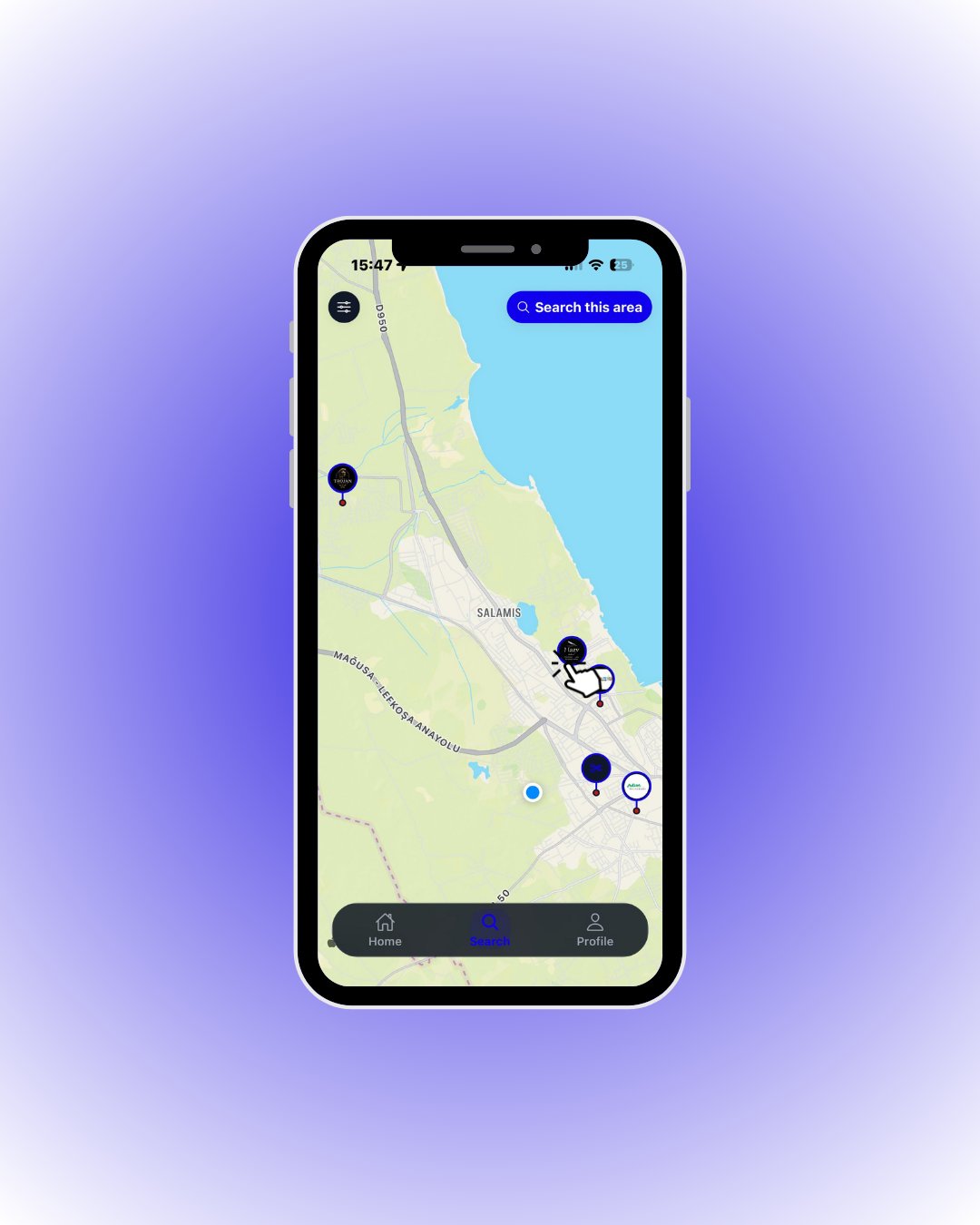 Map search