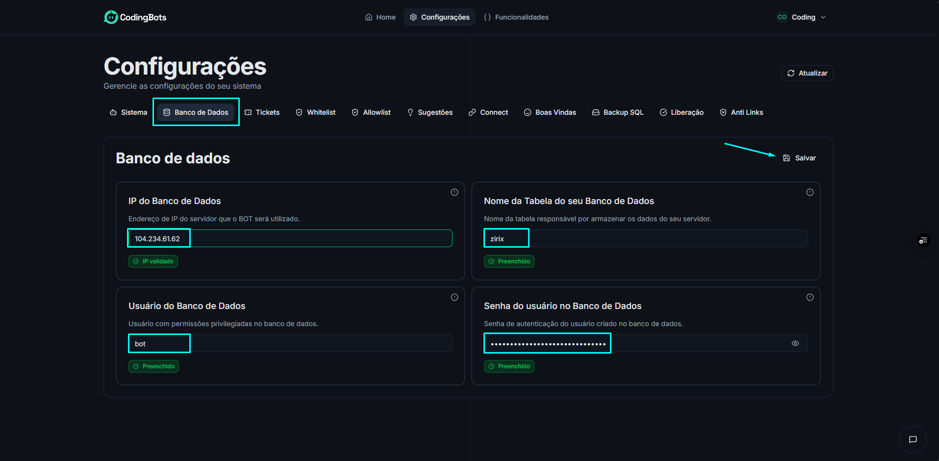 Conectar Banco de Dados