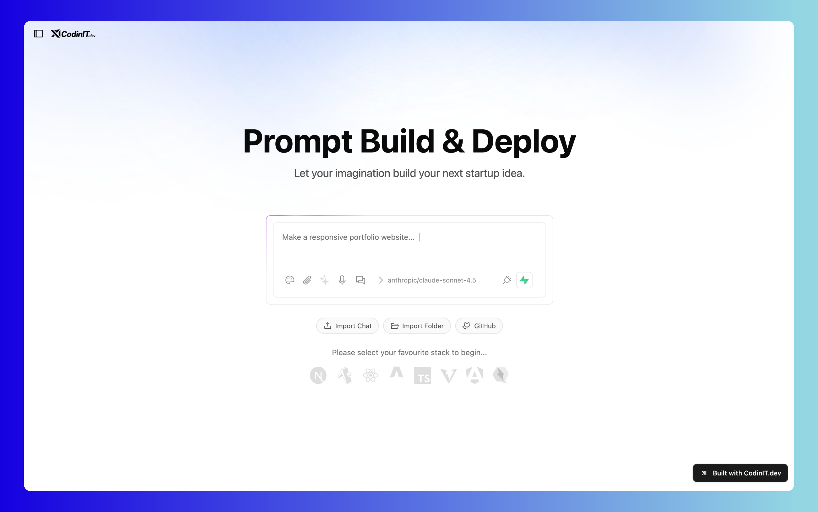 Light mode interface