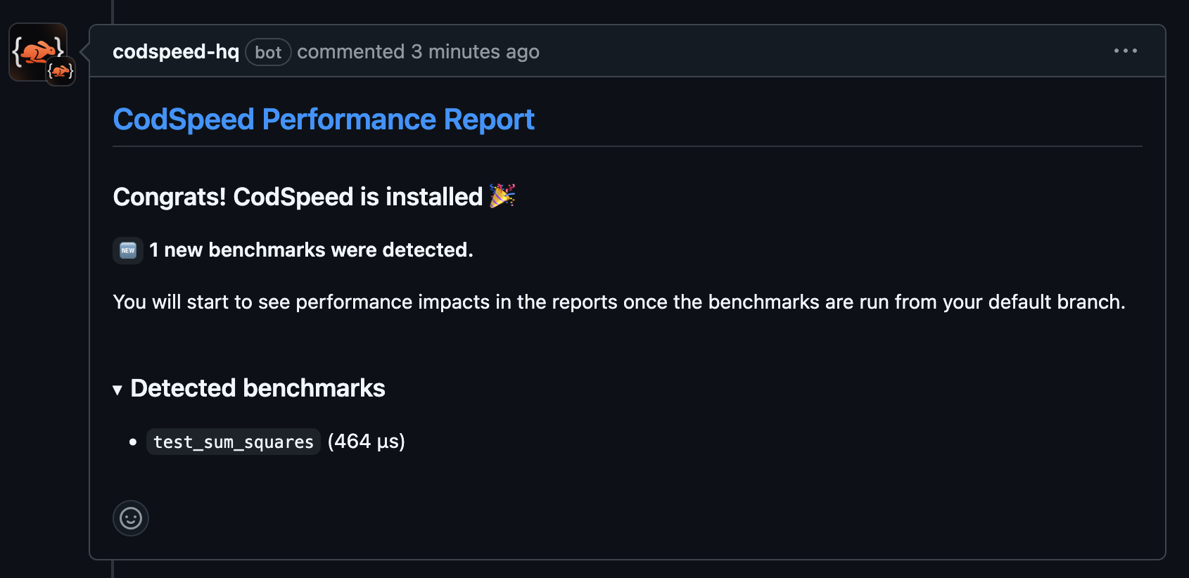 Quickstart - CodSpeed Docs