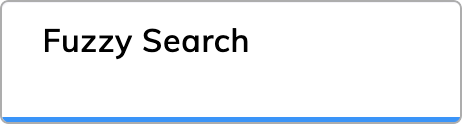 Fuzzy Search - Cognigy Documentation