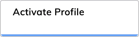 Activate Profile Node configuration panel