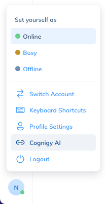 Link to Cognigy.AI