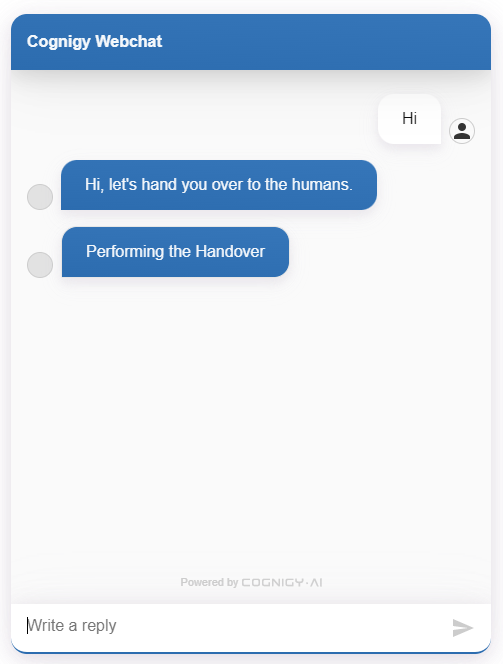 Webchat Screen
