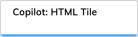Copilot: HTML Tile - Cognigy Documentation