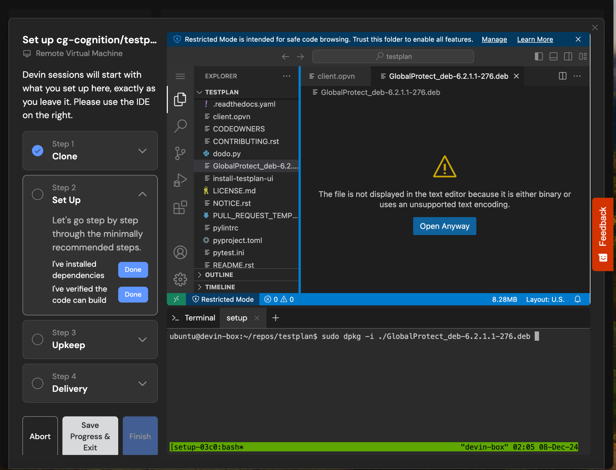 GlobalProtect VPN Installation