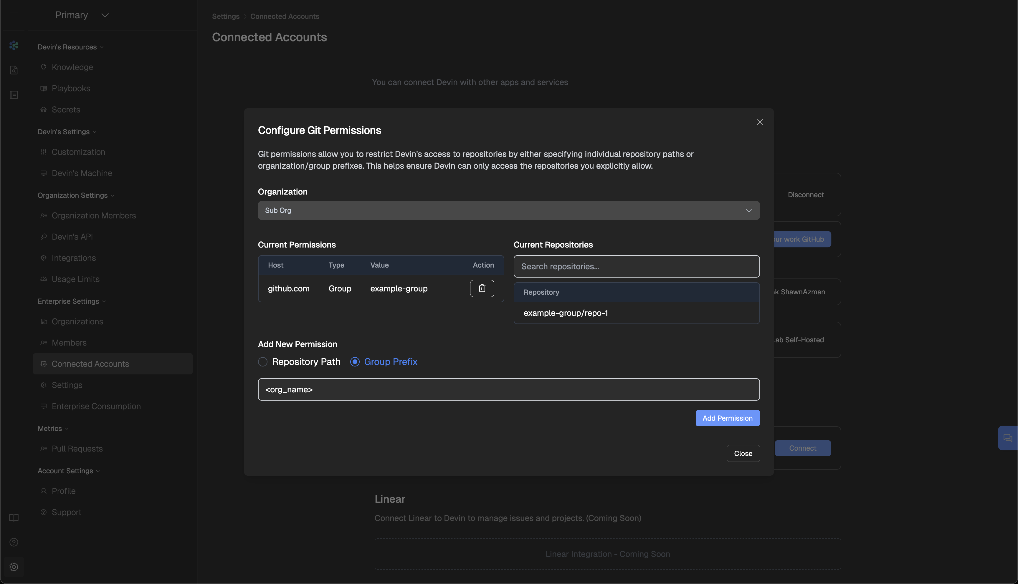 Git Group Permissions